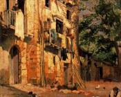 Houses in Lequeitio - 伊格纳西奥·狄亚兹·奥拉诺